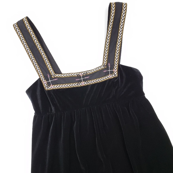 black velvet tunic dress